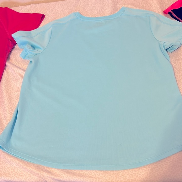 NIKE, FILA & AVIA Tops 2 Pink & 1 turquoise. Bundle of 3 Dri Fit tops. Sz large - Picture 13 of 14